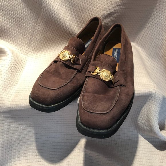 Giorgio Brutini brown suede slip on men shoes, 12 main image 11